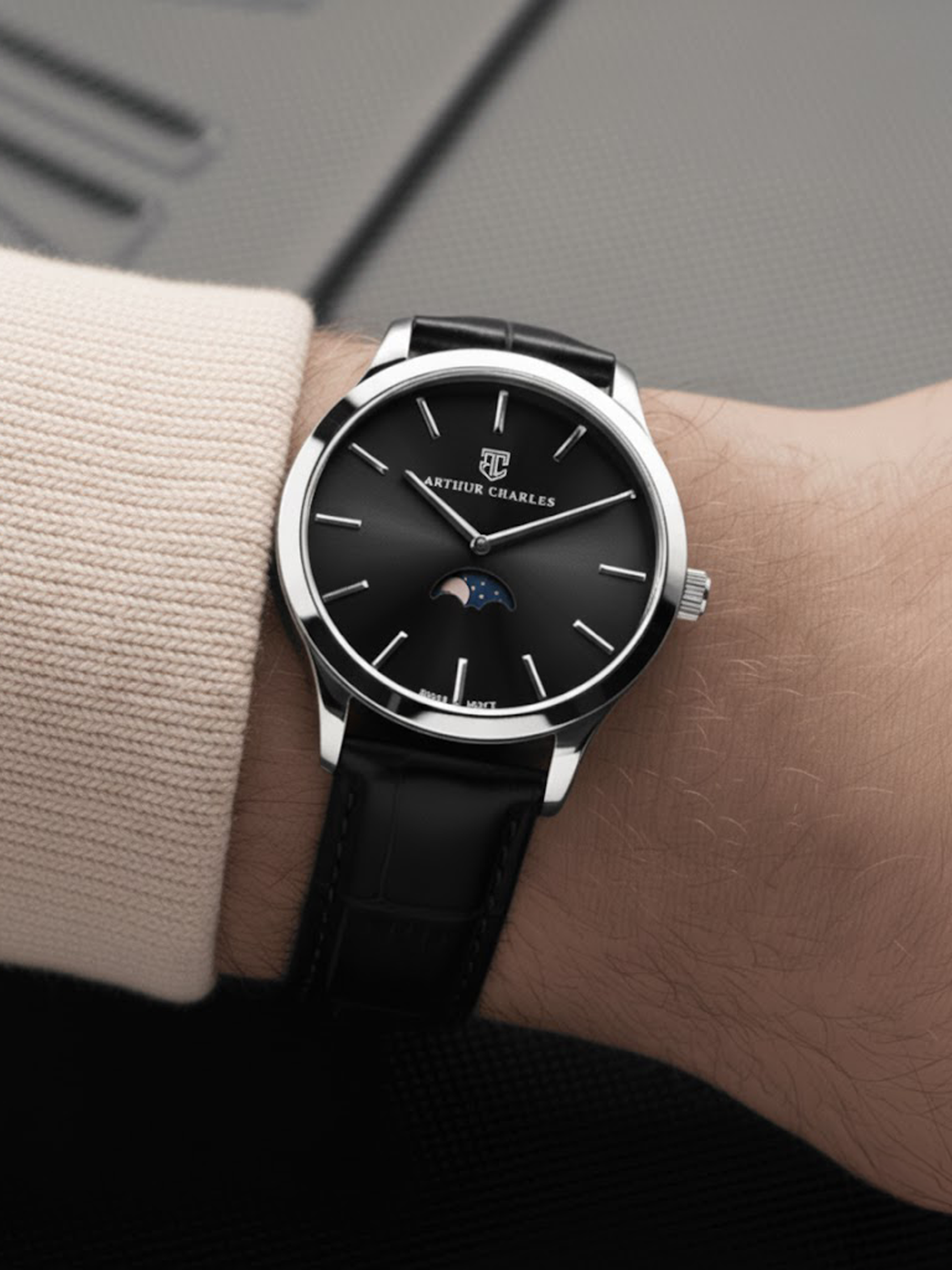 Moonphase Black Watch