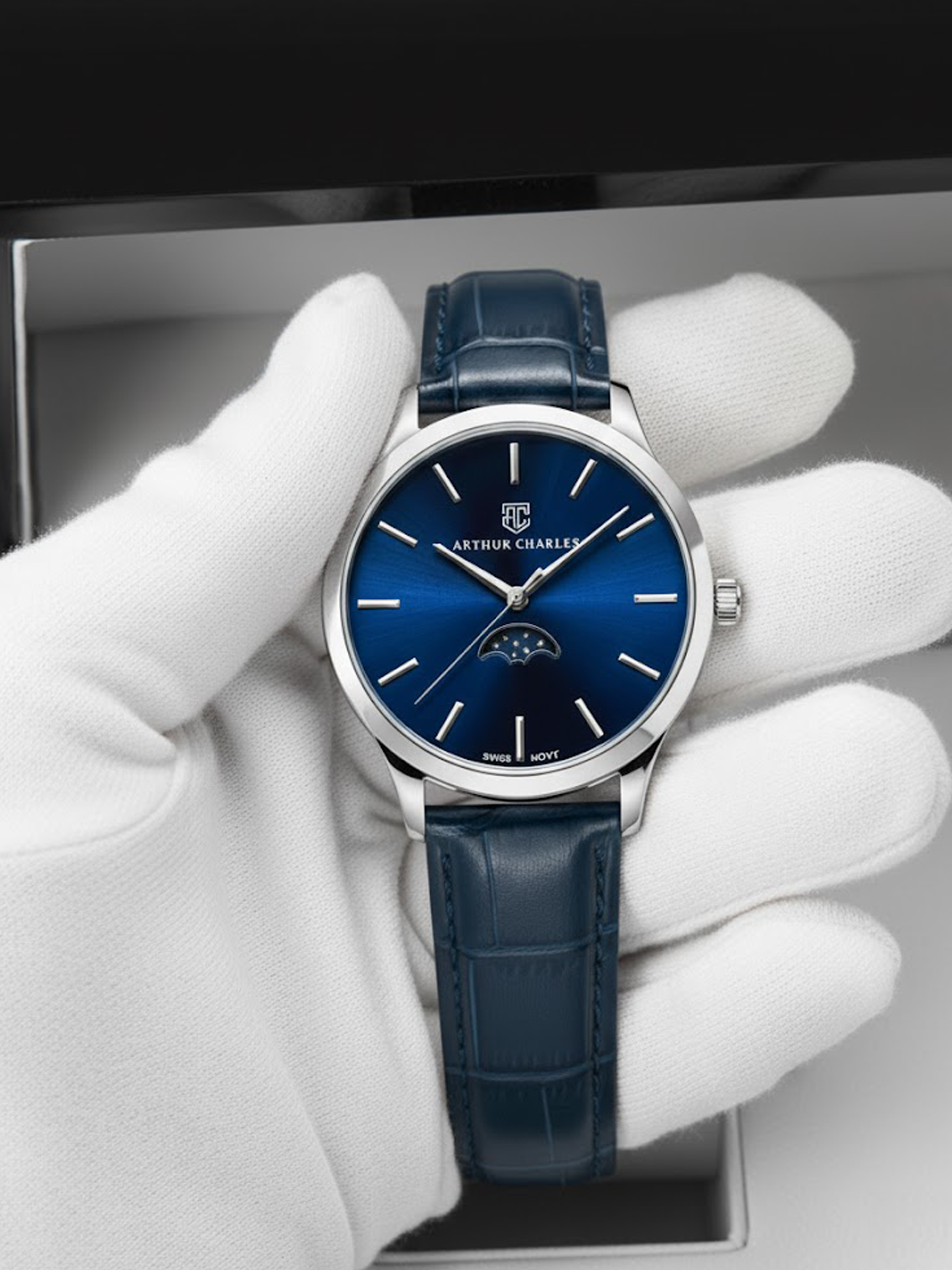 Moonphase Blue Watch