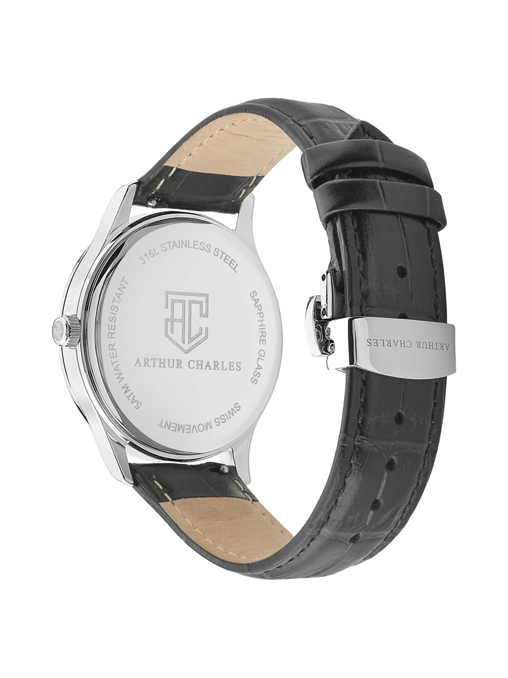 Moonphase Silver Watch