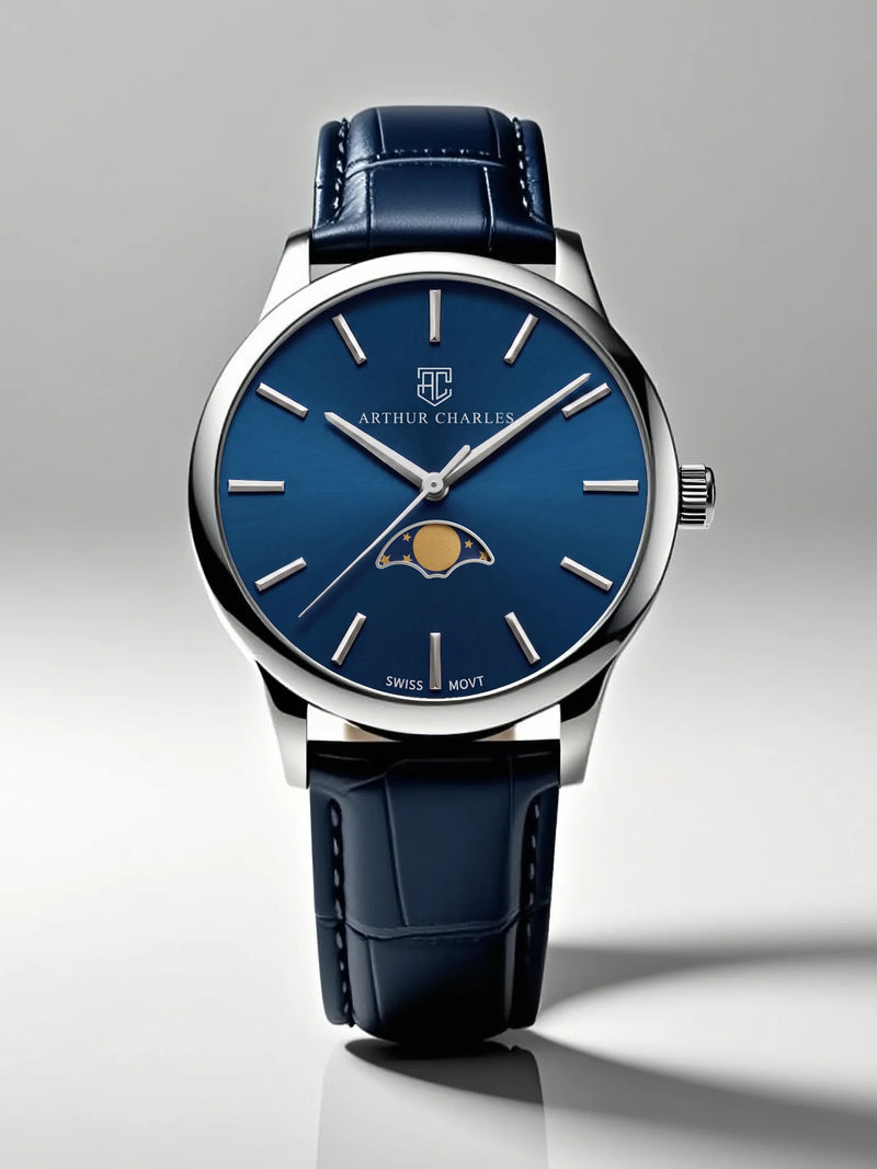 Moonphase Blue Watch