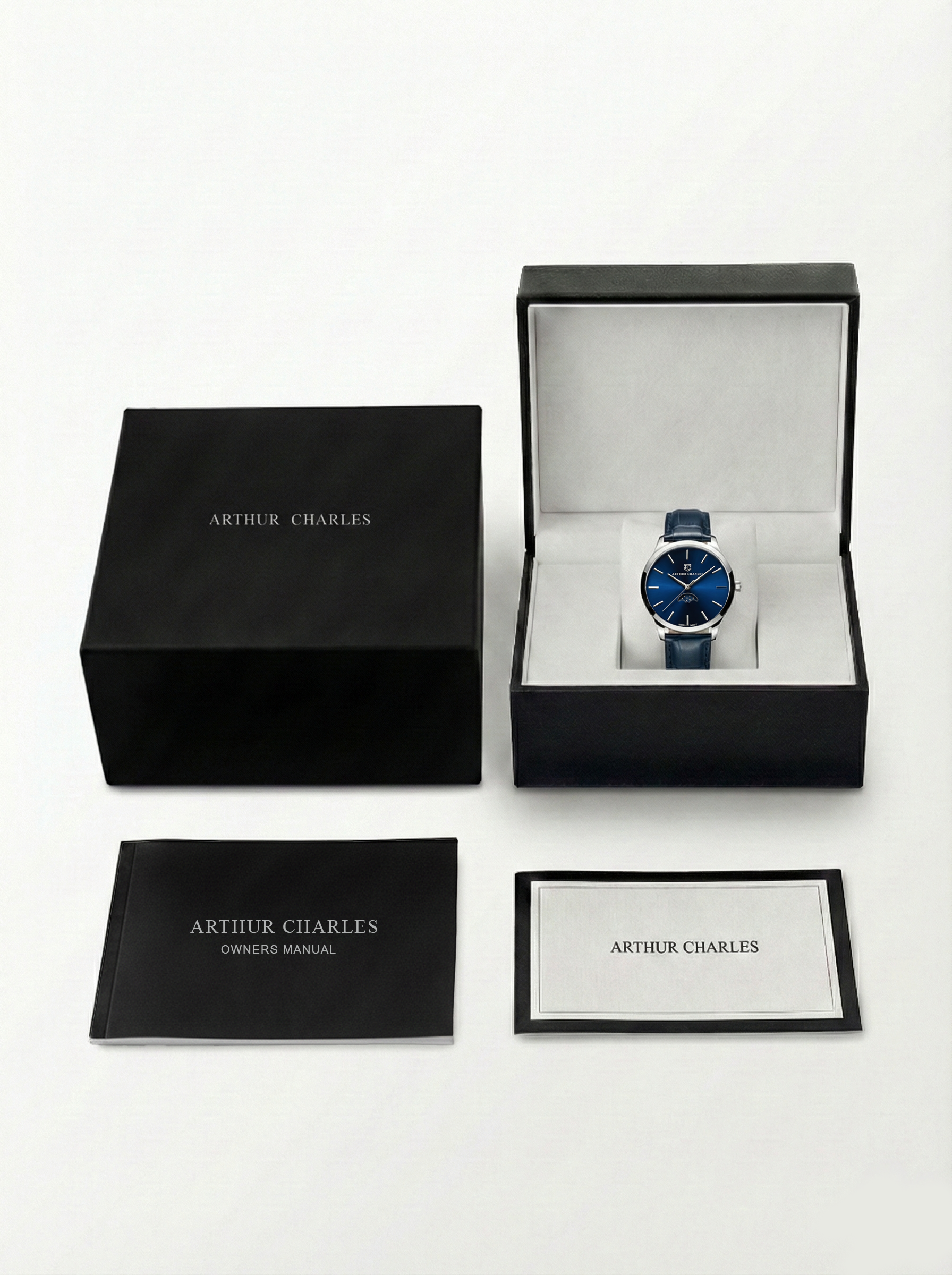 Moonphase Blue Watch