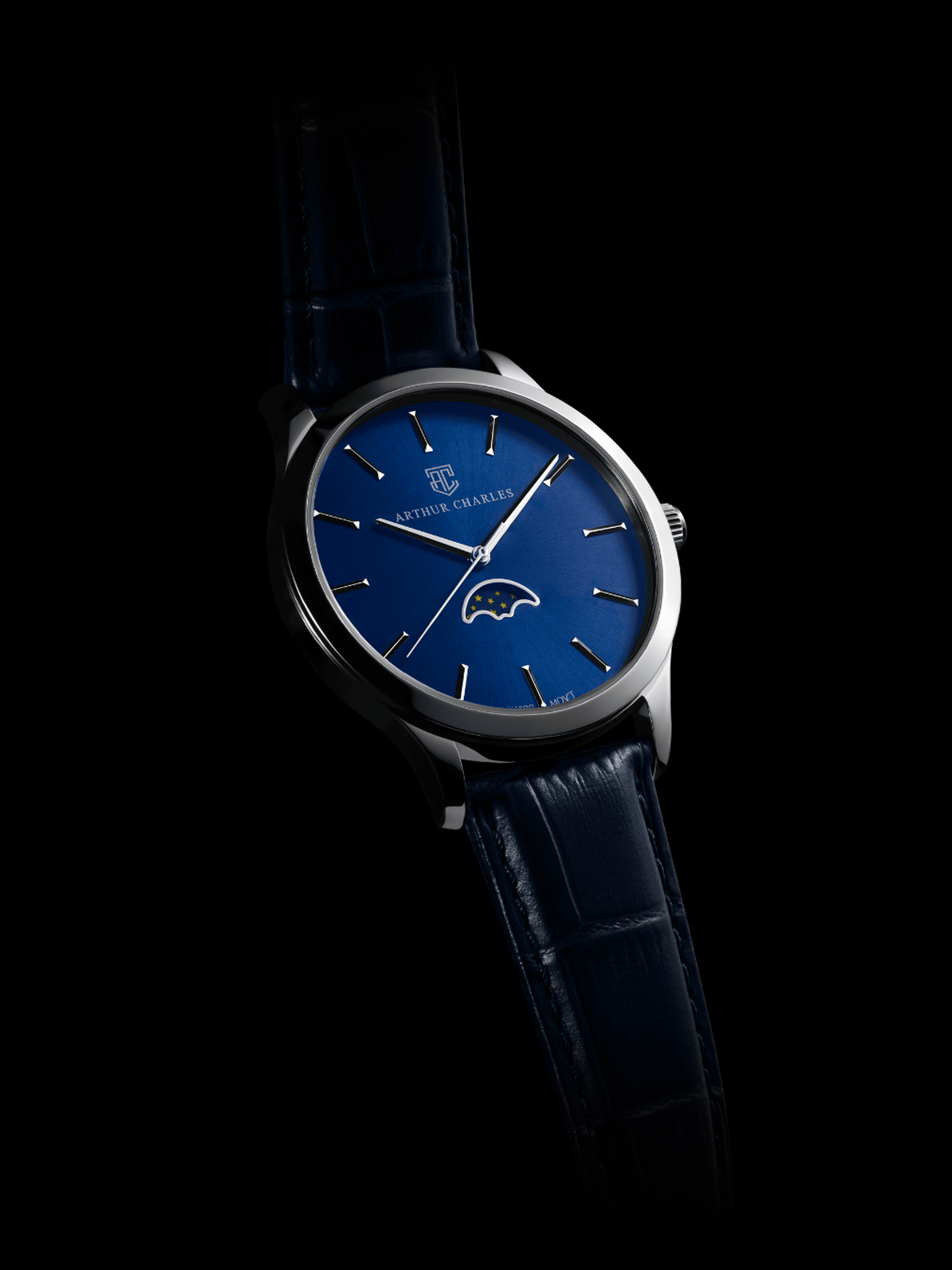 Moonphase Blue Watch