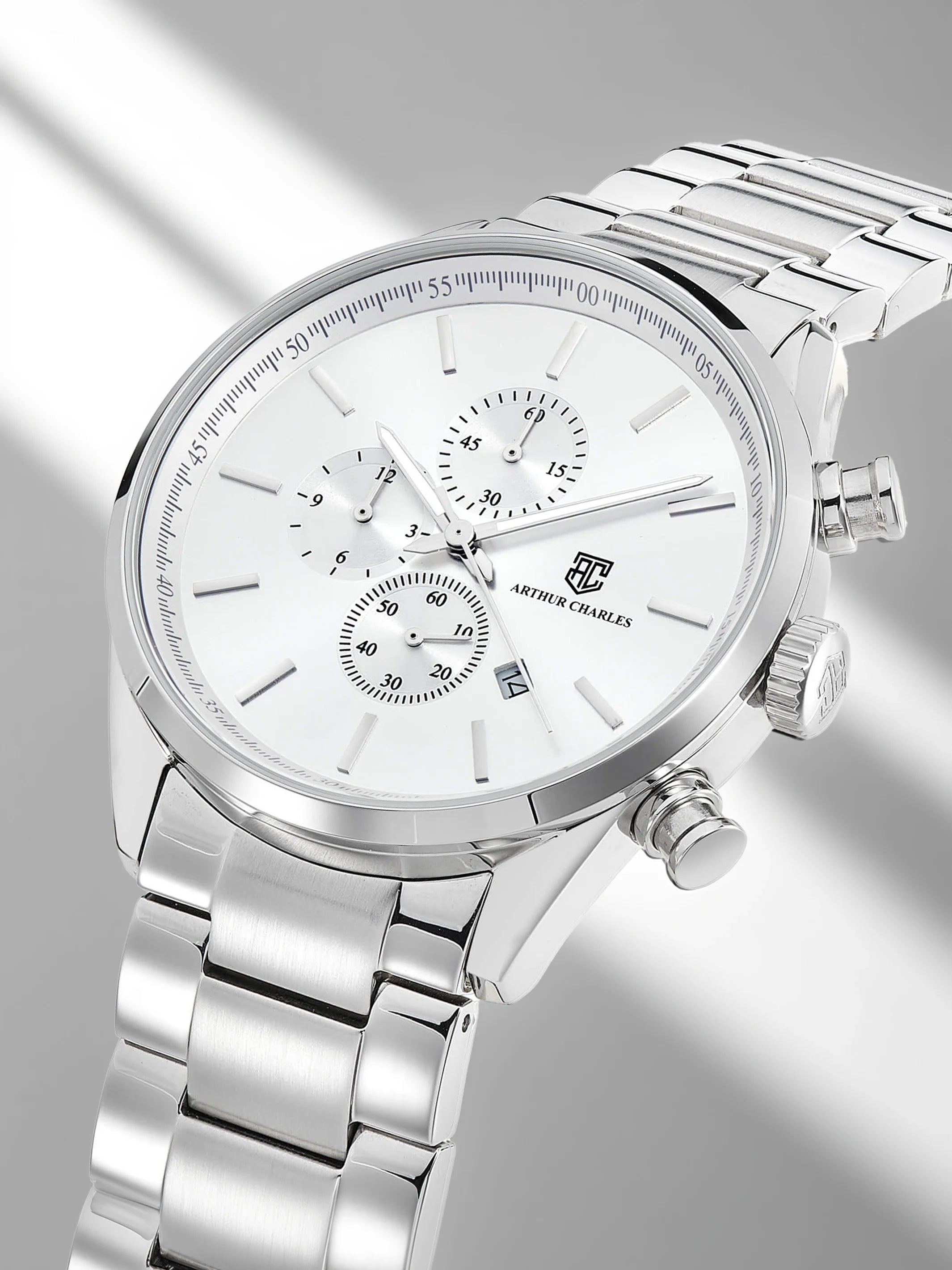 Silver Chrono Master I Watch