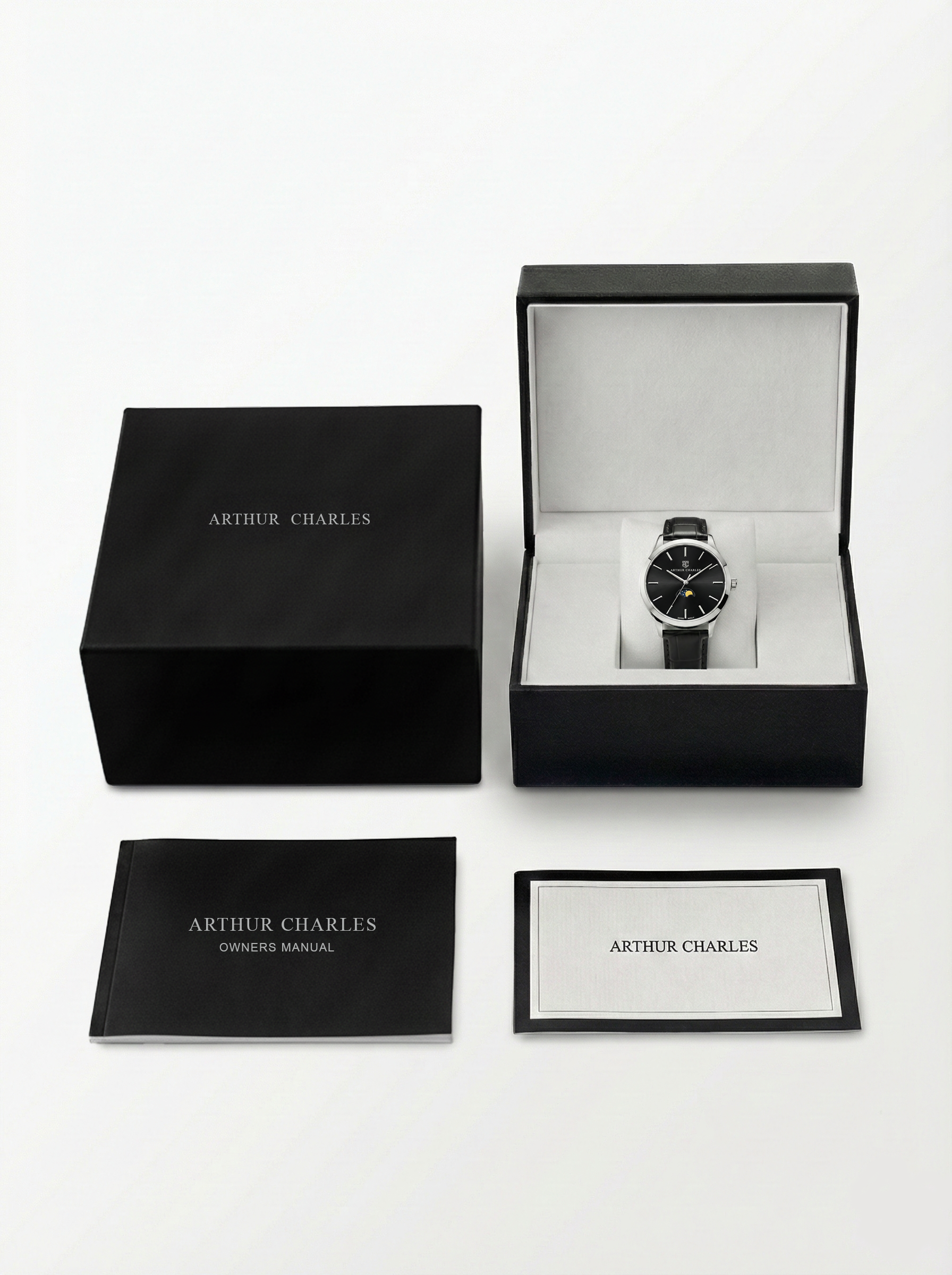 Moonphase Black Watch