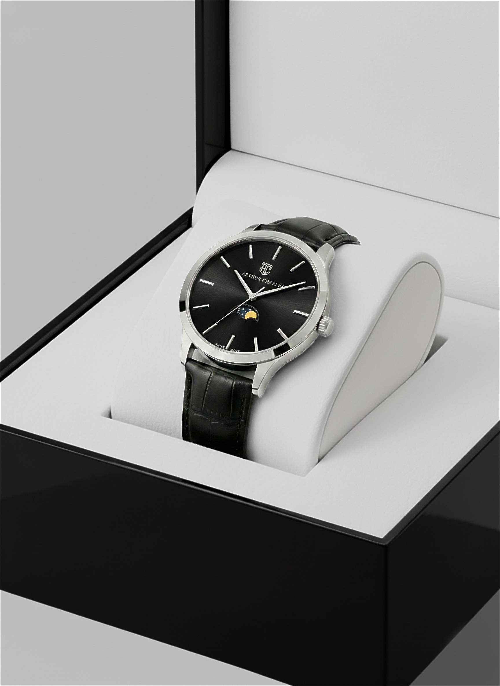 Moonphase Black Watch