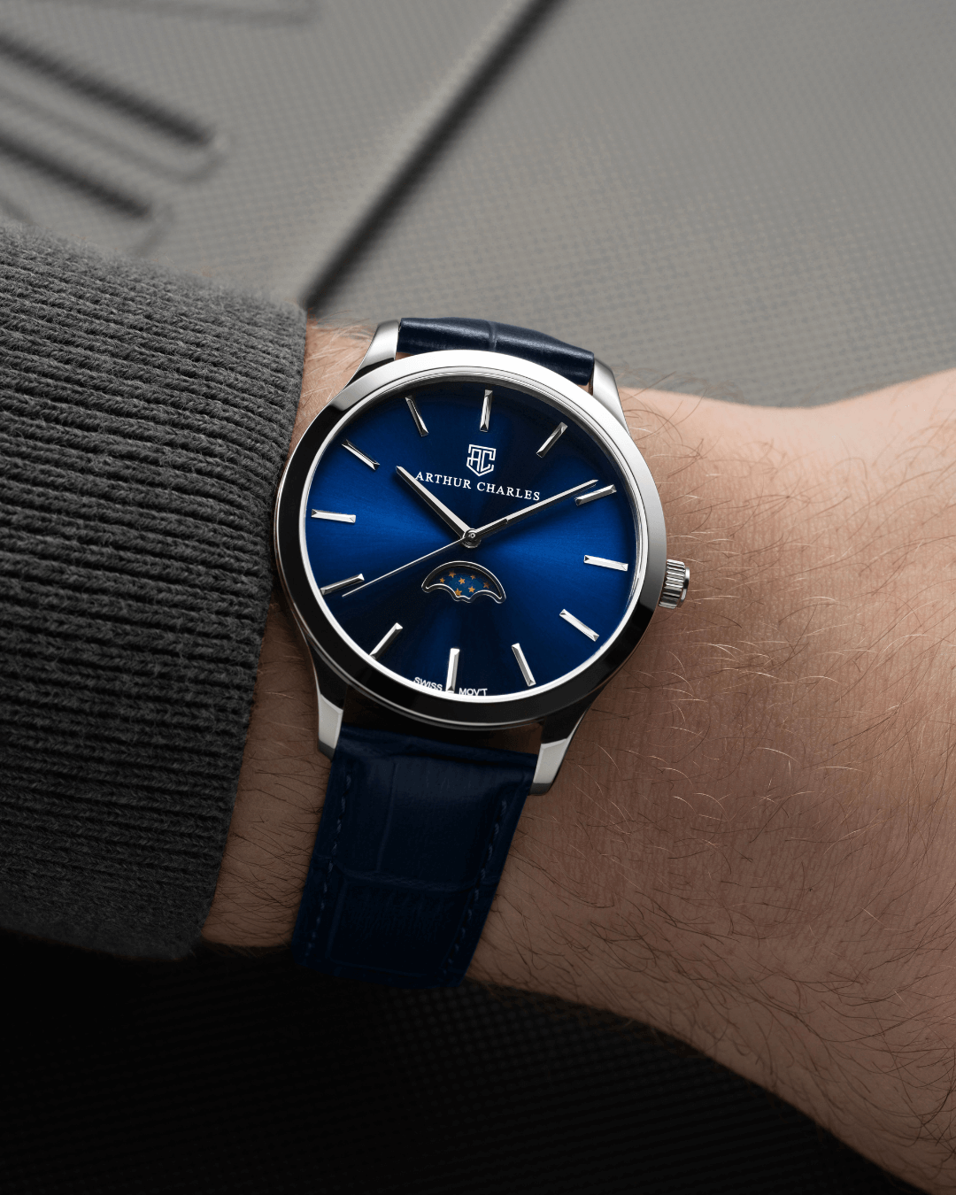Moonphase Blue Watch